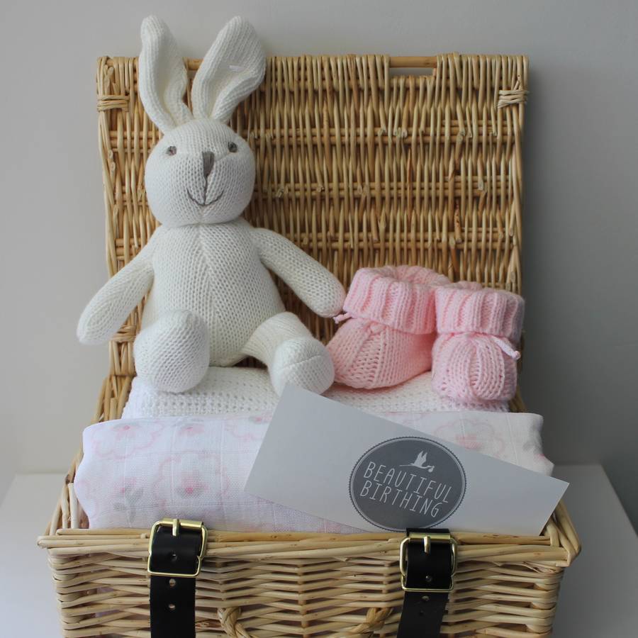 newborn baby girl hamper by beautiful birthing