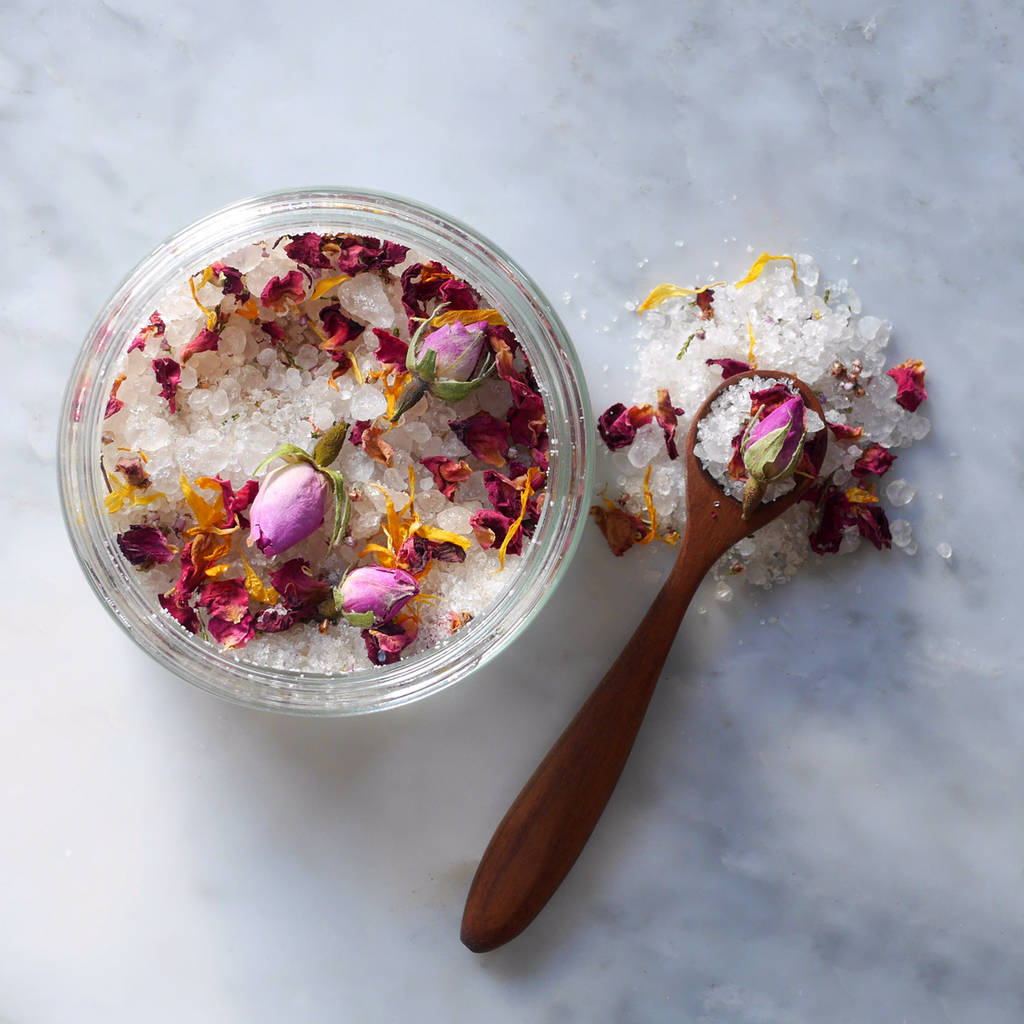 nourish all natural bath salts by hopscotch