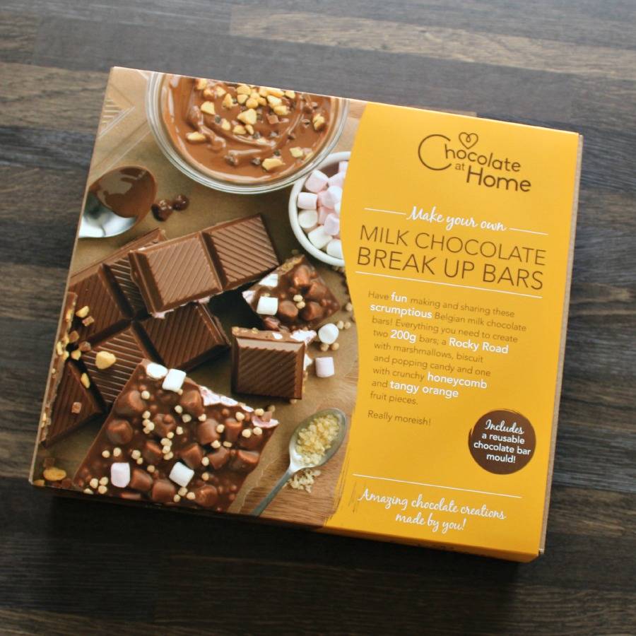 make your own milk chocolate break up bar kit by chocolate at home