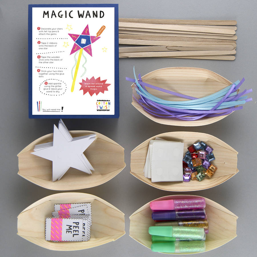 magic wand craft party kit by cotton twist