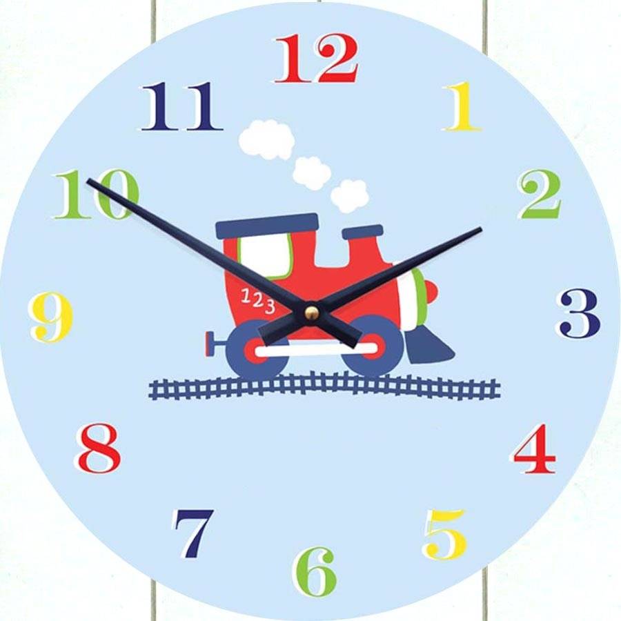 nursery wall clocks by cuteclocks