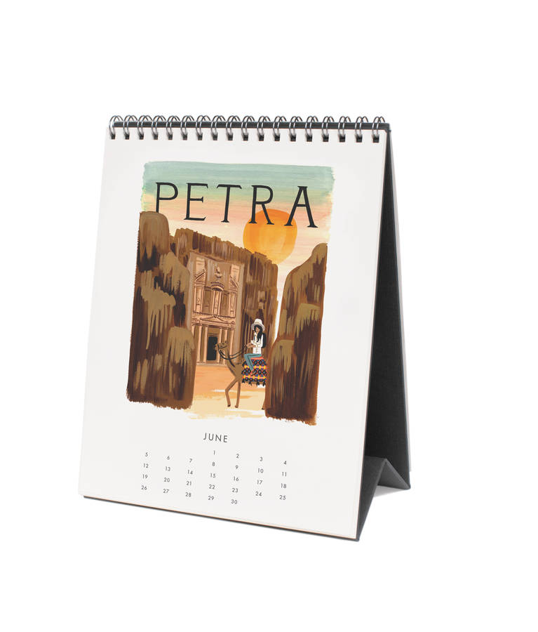 travel the world 2016 desk calendar by old with new