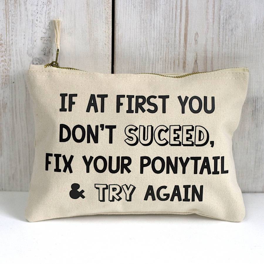 personalised drawstring pouch