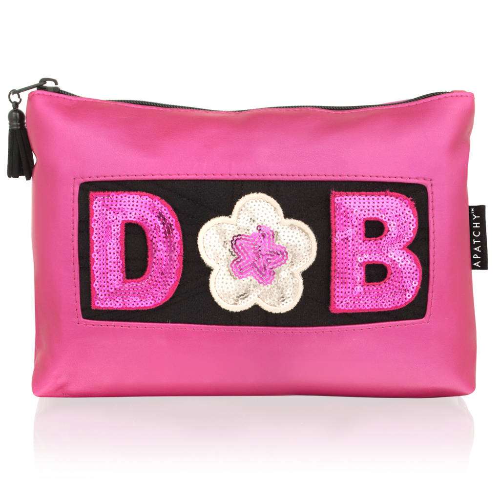 personalised beauty bag