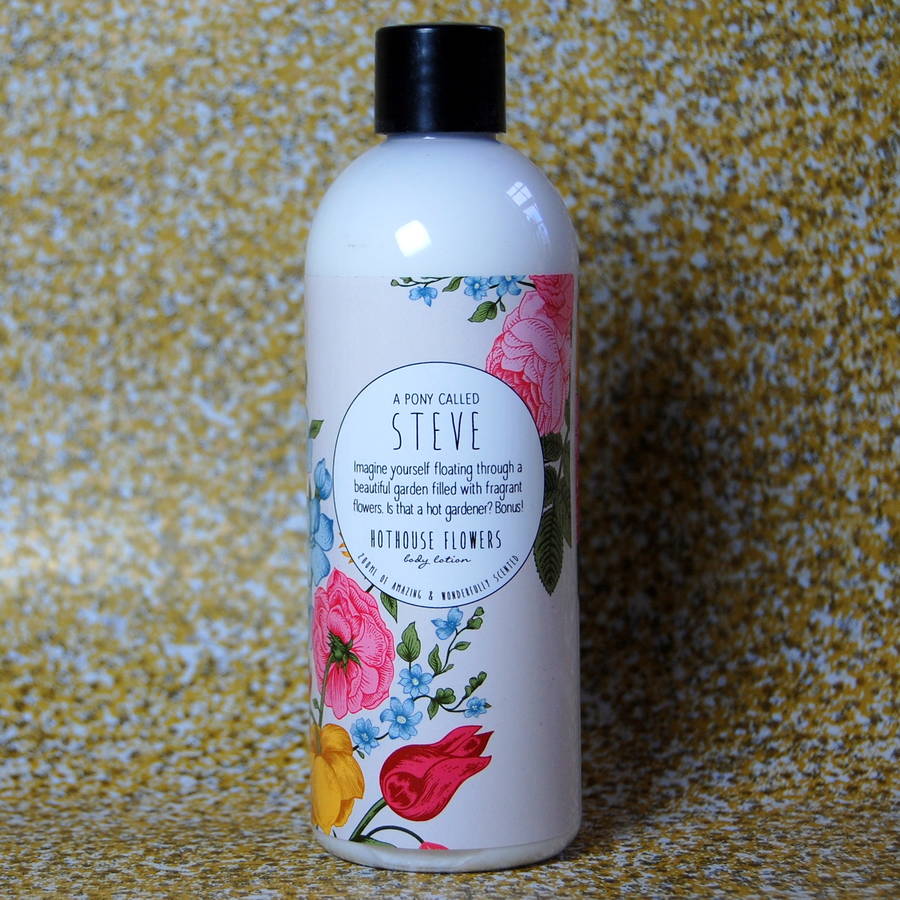 hothouse flowers body lotion by a pony called steve