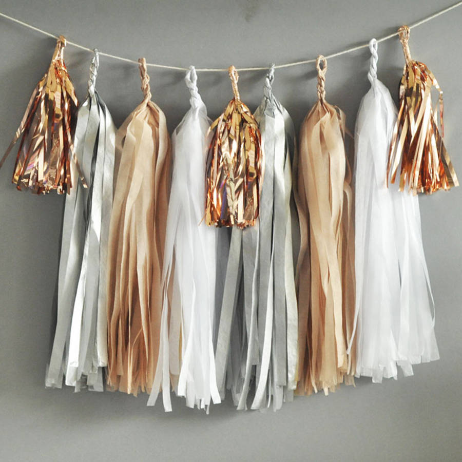 diy tassel garland kit by hope and willow