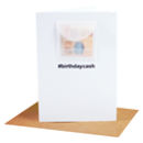 hashtag personalised birthday card cash gift by made with love designs