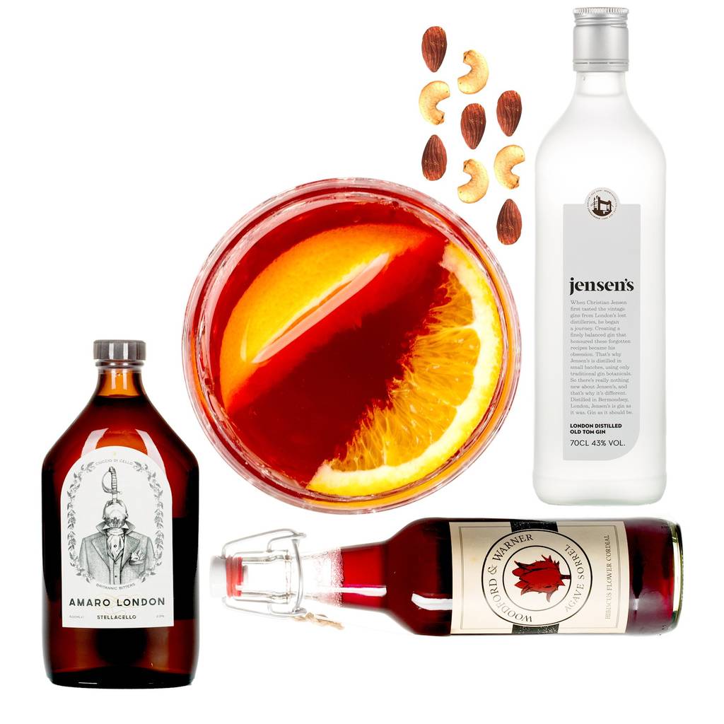negroni cocktail kit by craved