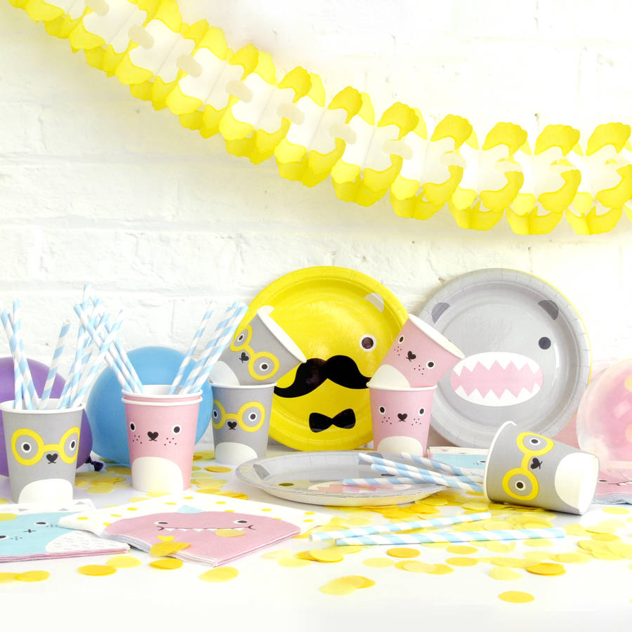 noodoll party tableware set by peach blossom
