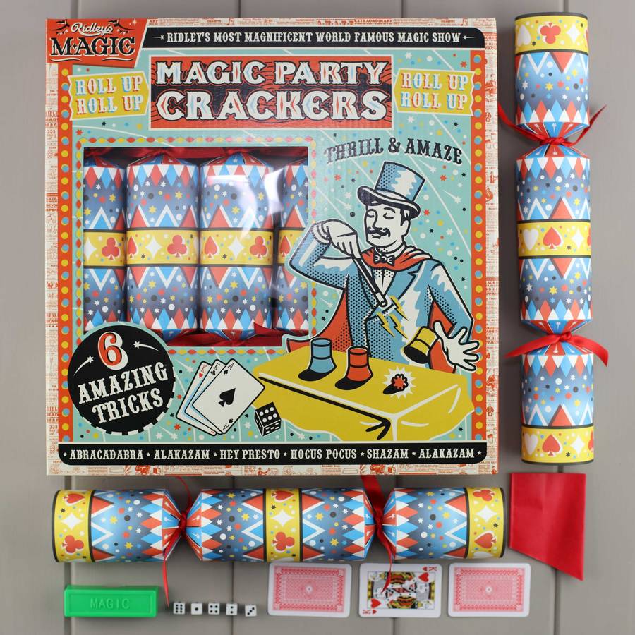 magic trick party crackers by nest