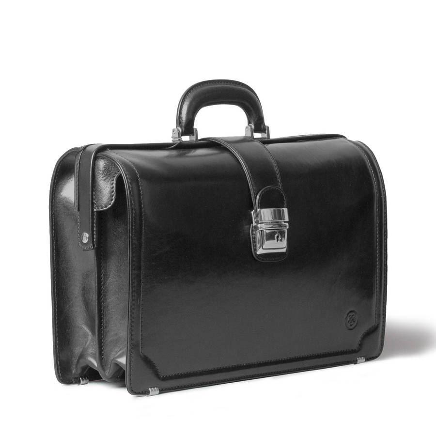 luxury lawyers leather briefcase. 'the basilio' by maxwell scott bags