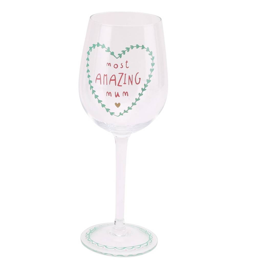 Mothers Day Wine Glass By The Contemporary Home 