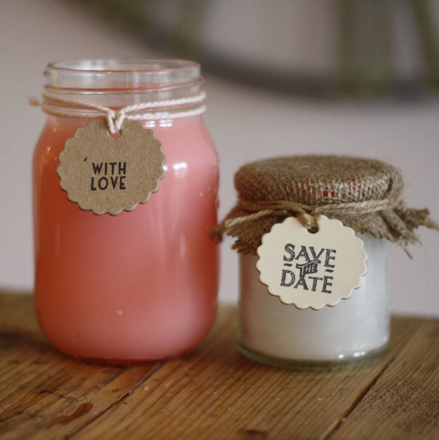 cream blank gift tags with scalloped edges pack of 12 by the wedding