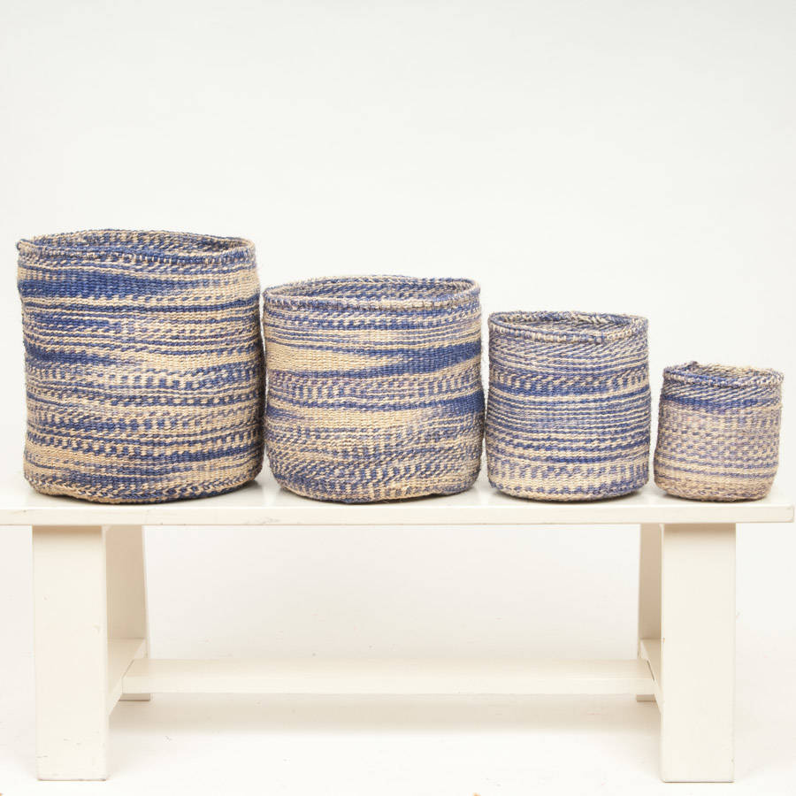 french lavender woven storage baskets by the basket room