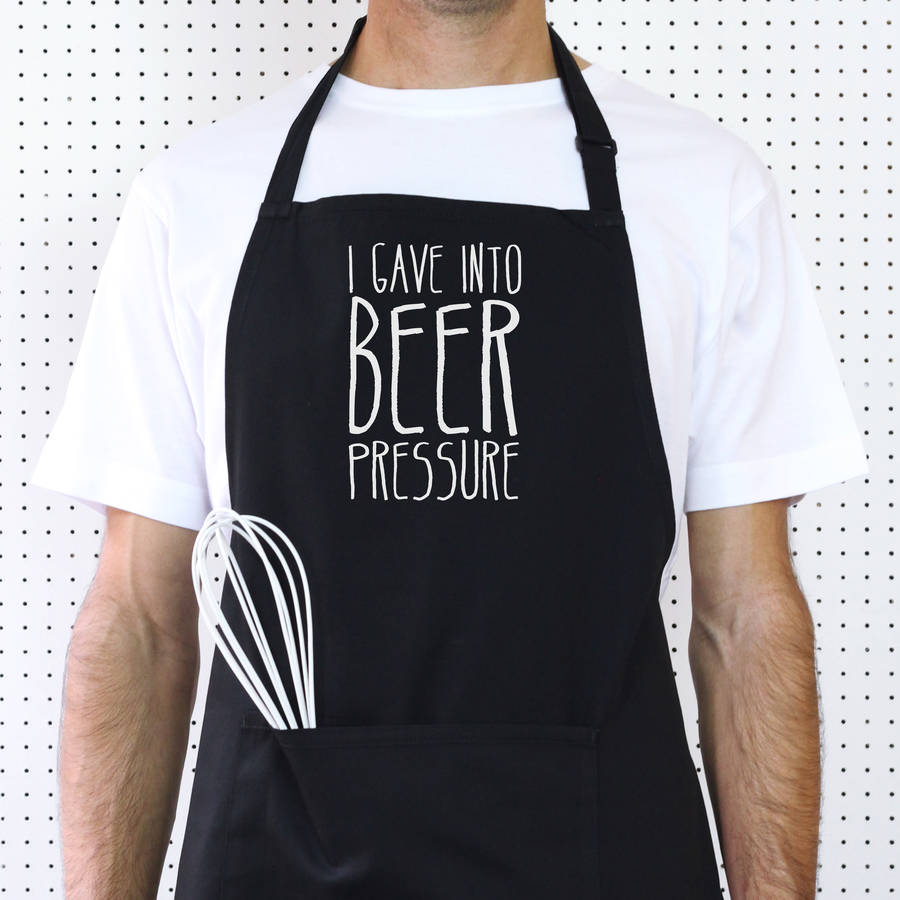 Personalised 'Beer Pressure' Apron