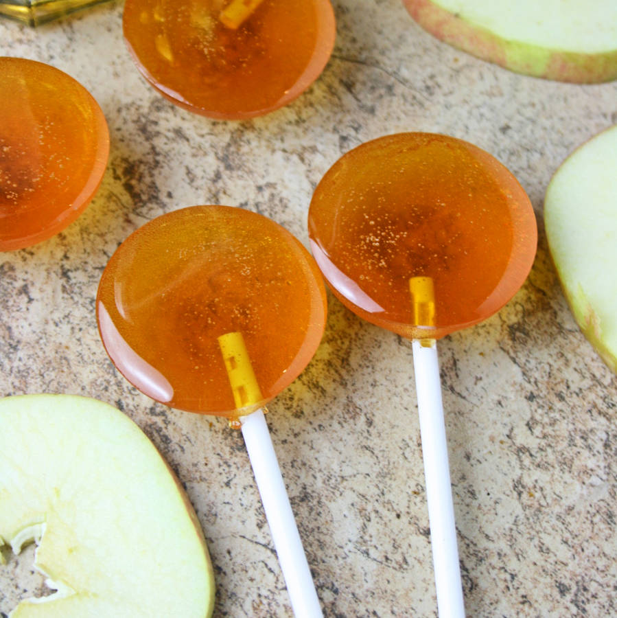 five alcoholic british cider lollipops by holly's lollies