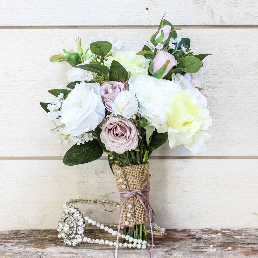 the isabelle artificial flower bridal bouquet by the artificial florist