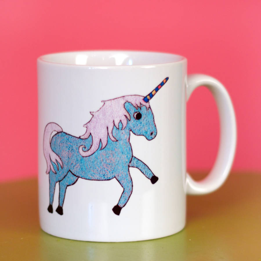 personalised unicorn mug by snapdragon