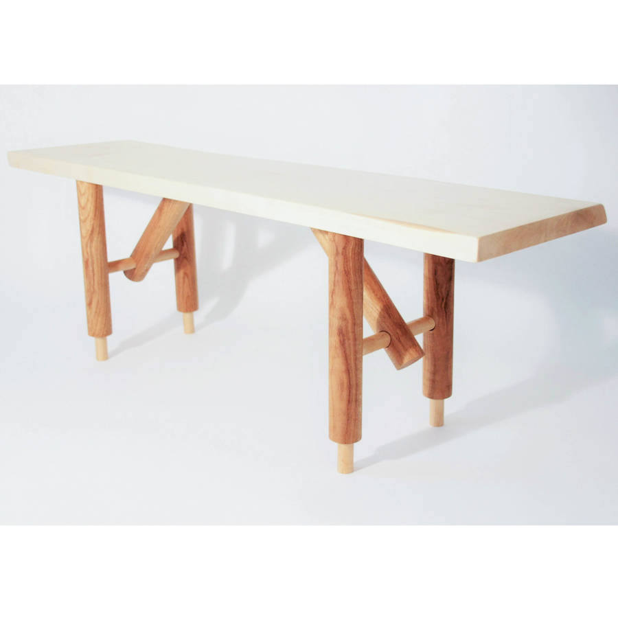 The Sycamore Bench By Noak Furniture | Notonthehighstreet.com