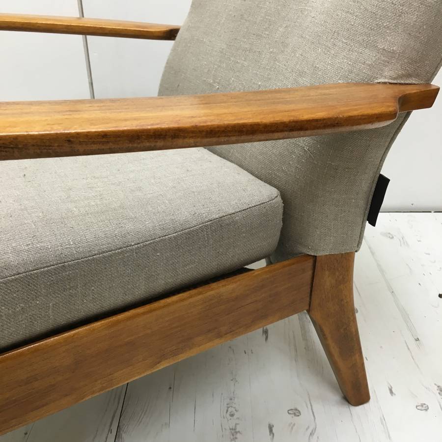 retro vintage classic parker knoll armchair by jeremy bull and co