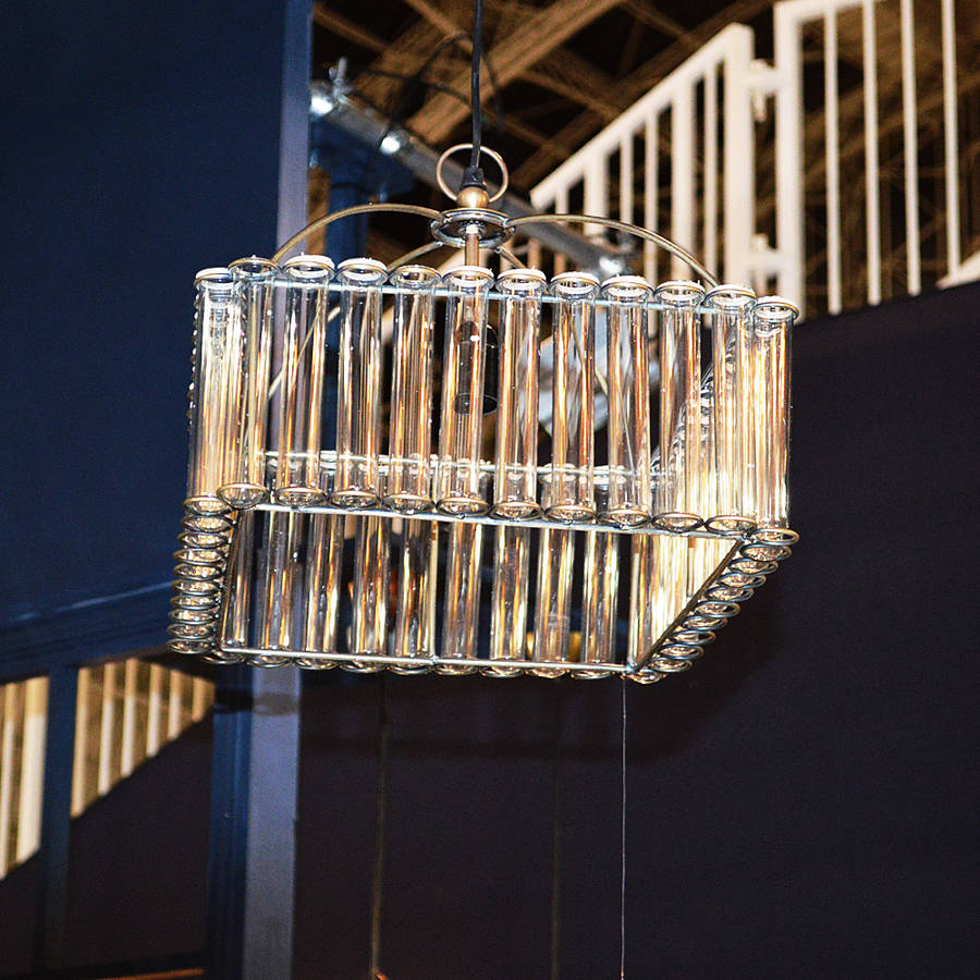 test tube chandelier by marquis & dawe