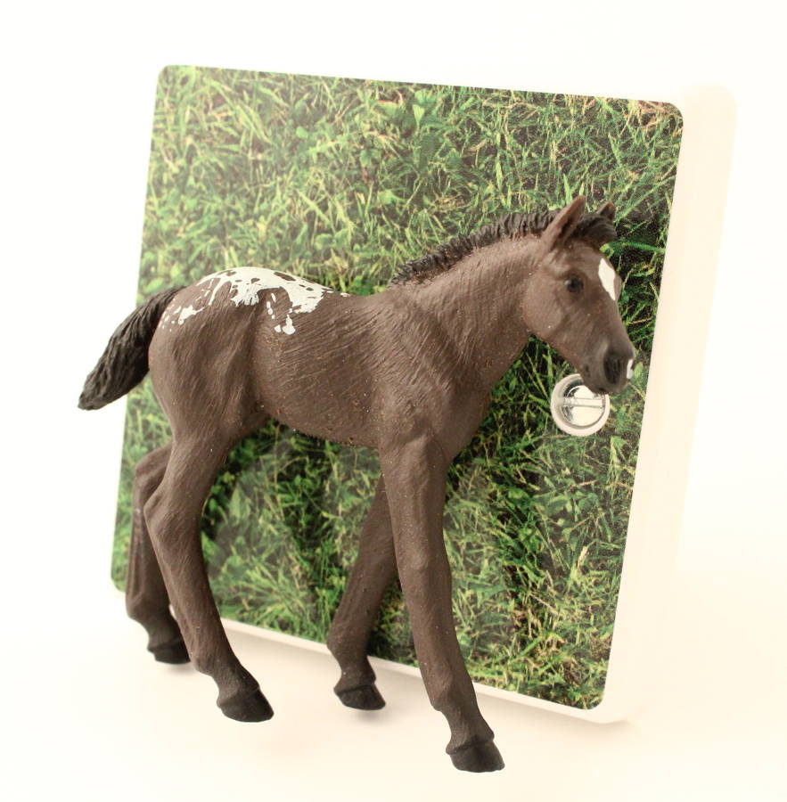 horse light switch by candy queen designs