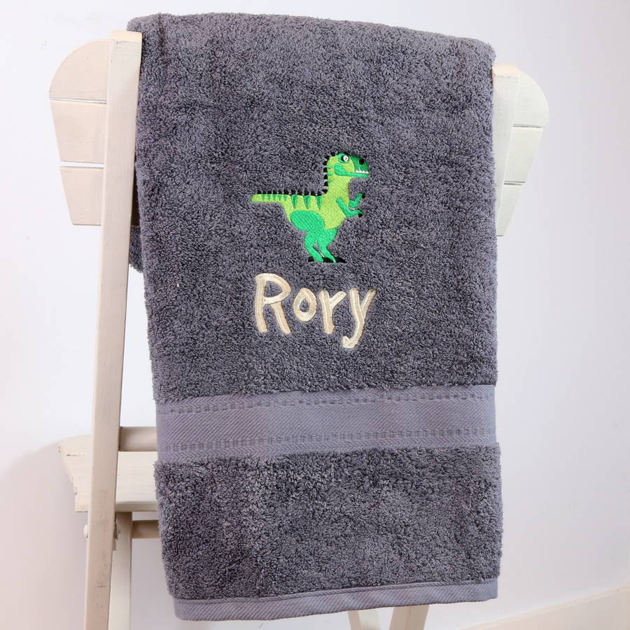 personalised children's bath towel by duncan stewart