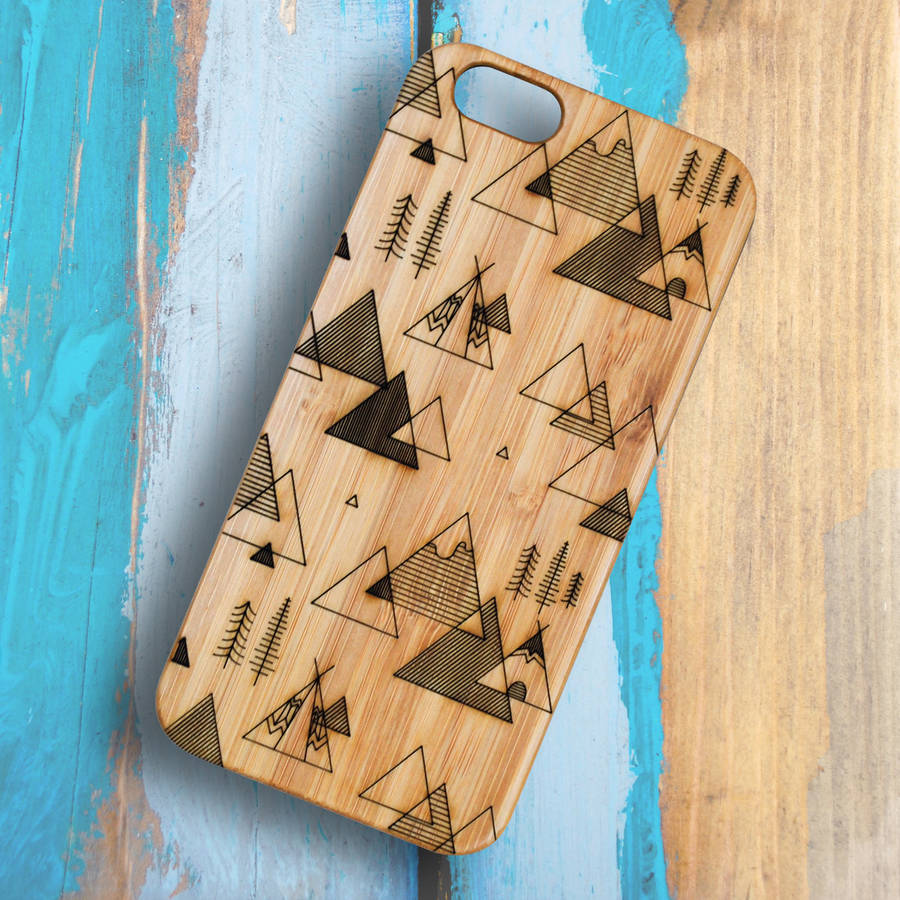 mountains case for iphone by hashtag house