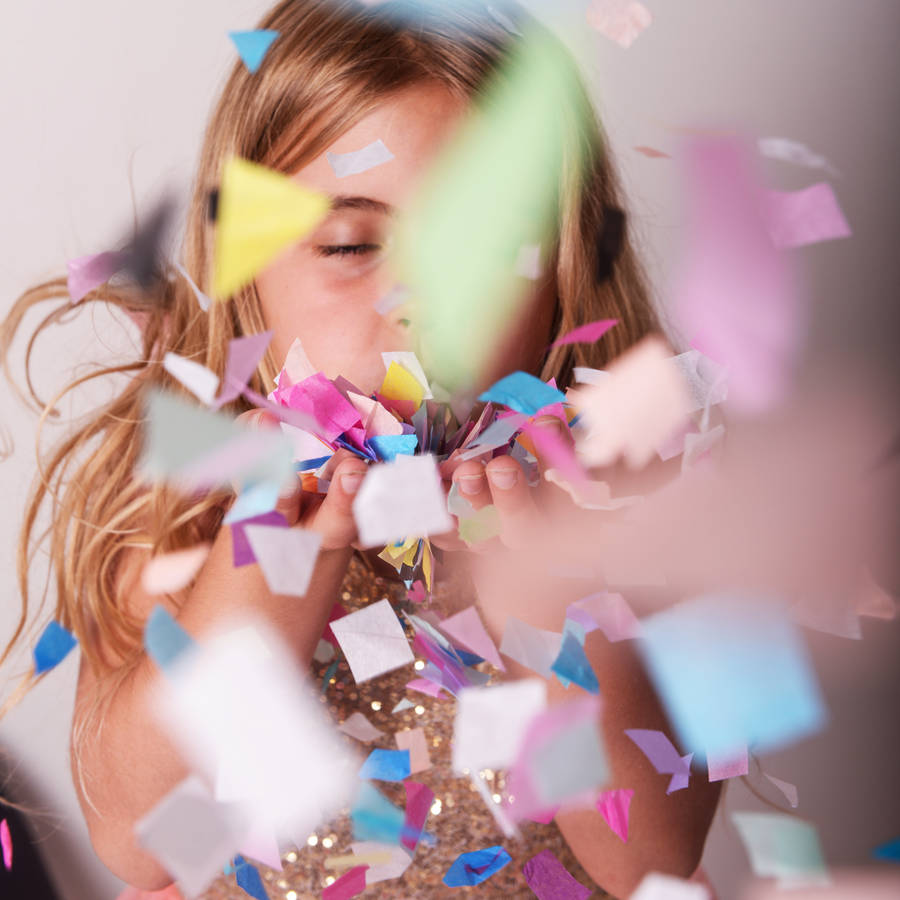 big bag of loose confetti by pops of colour