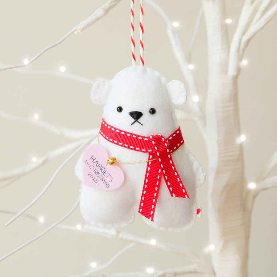 personalised polar bear