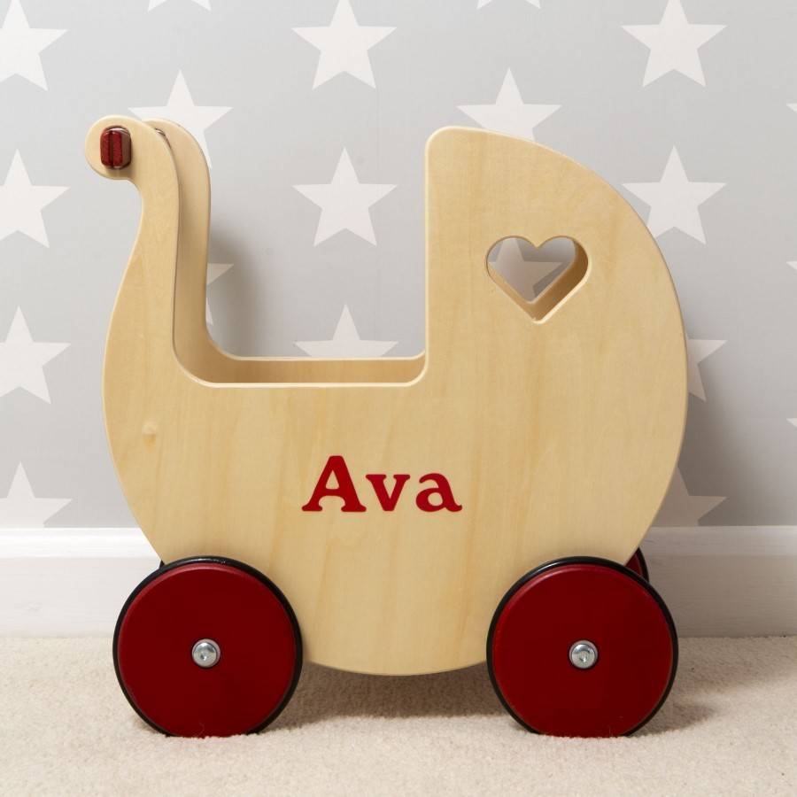 wooden pram toys