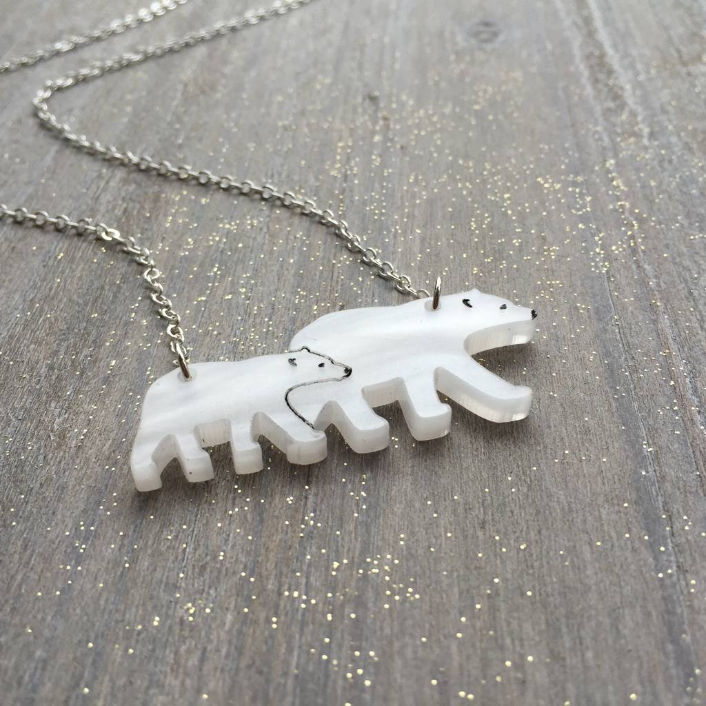 Mothers day mama bear necklace by sarah keyes contemporary jewellery Mothers day mama bear necklace by sarah keyes contemporary jewellery