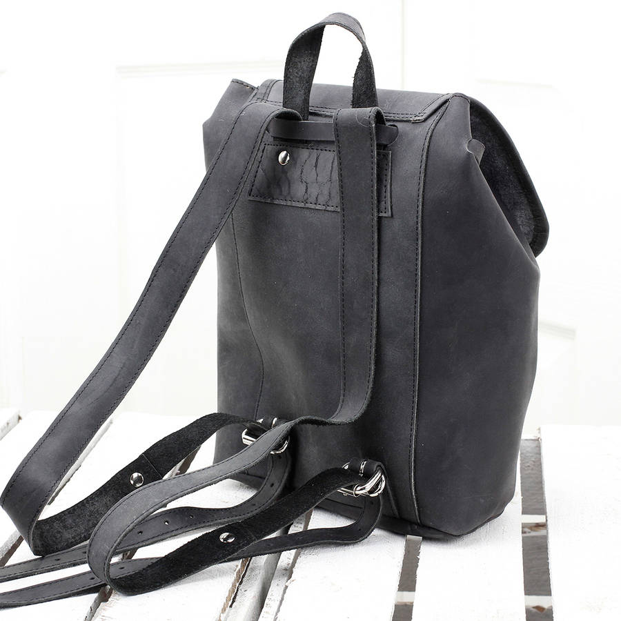 isla small leather backpack