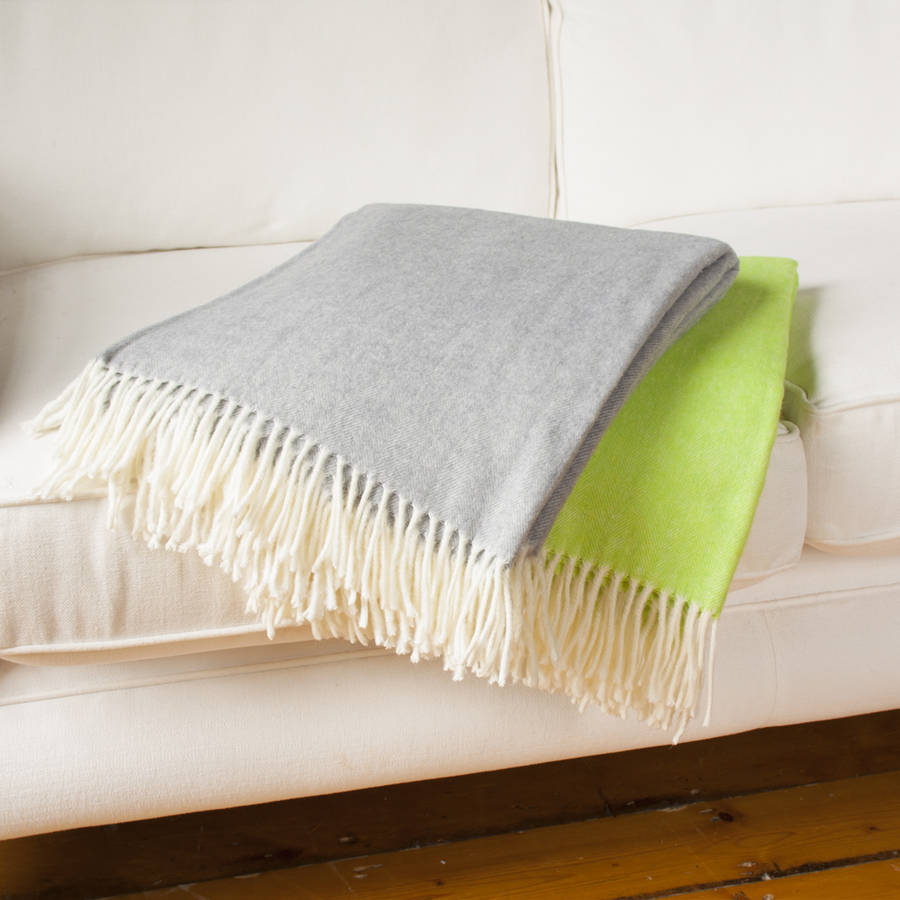 herringbone cotton throw by jodie byrne