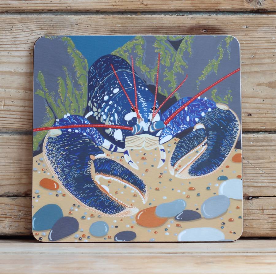 lobster placemat by bird
