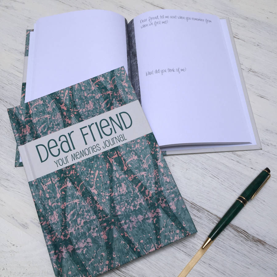 Memory Journal For Best Friend