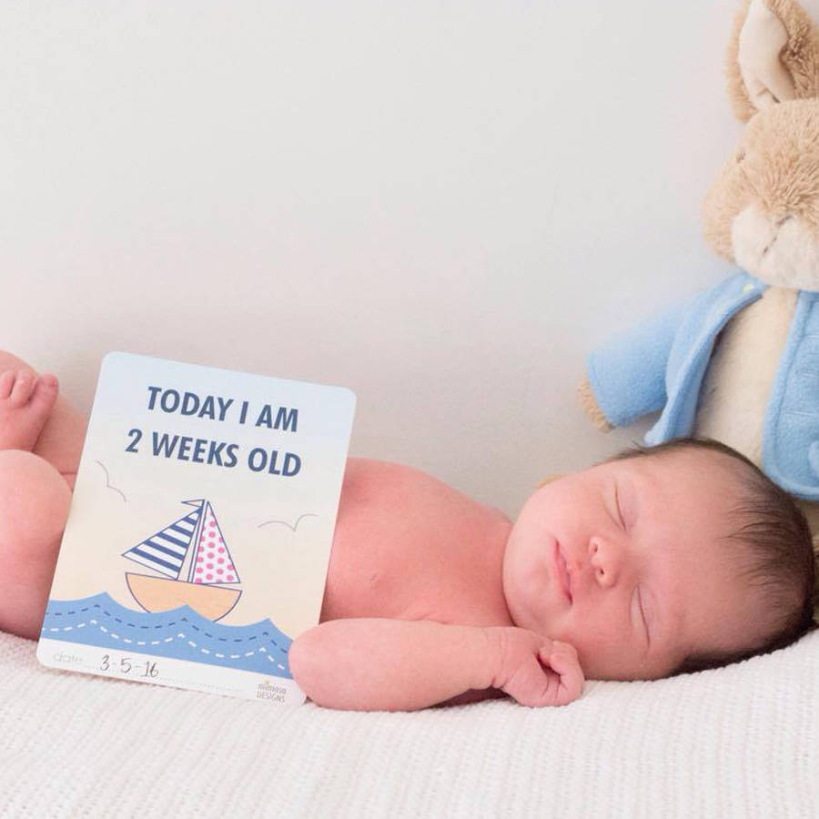 Baby Milestone Cards By Koko Blossom Notonthehighstreet