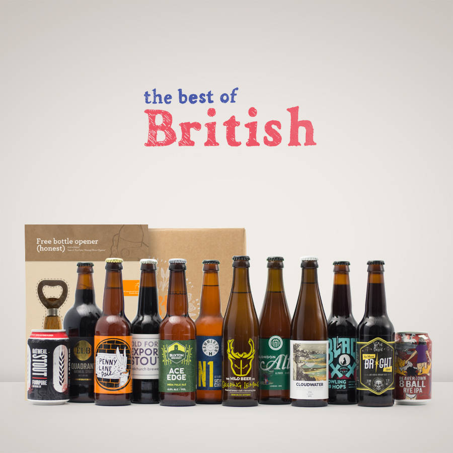 best of british craft beer gift case by honest brew
