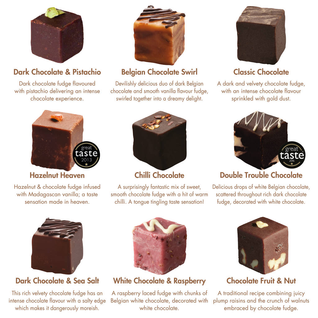 gourmet fudge chocolate indulgence selection by fudge kitchen