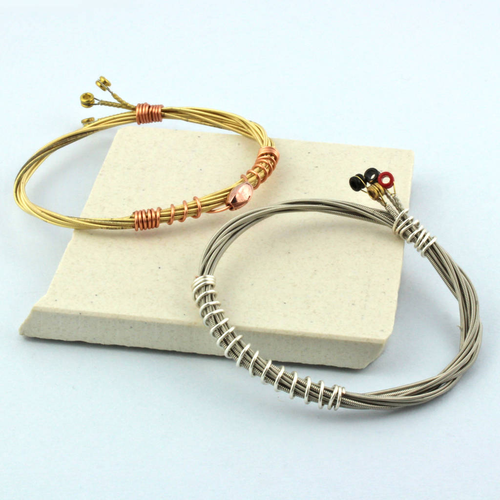 guitar string bracelet / wristband by charlie boots