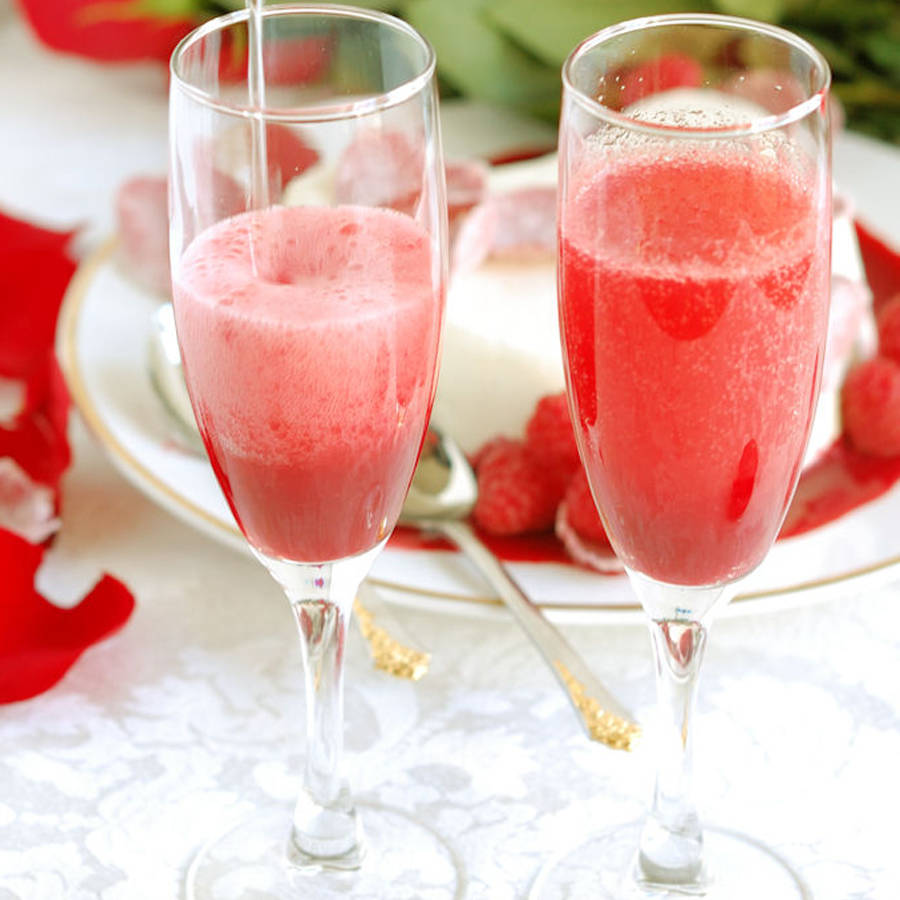 raspberry gin and blackberry brandy prosecco mixers by drunken berries