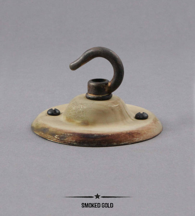 vintage style ceiling rose with hook by dowsing & reynolds