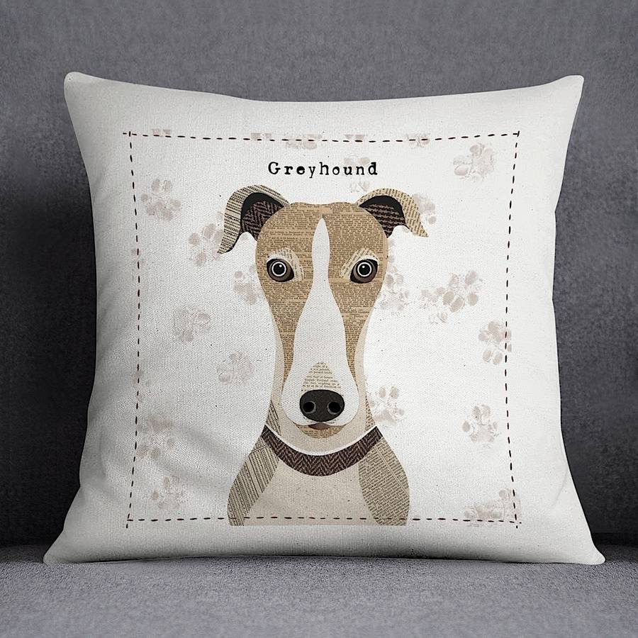 greyhound cushion