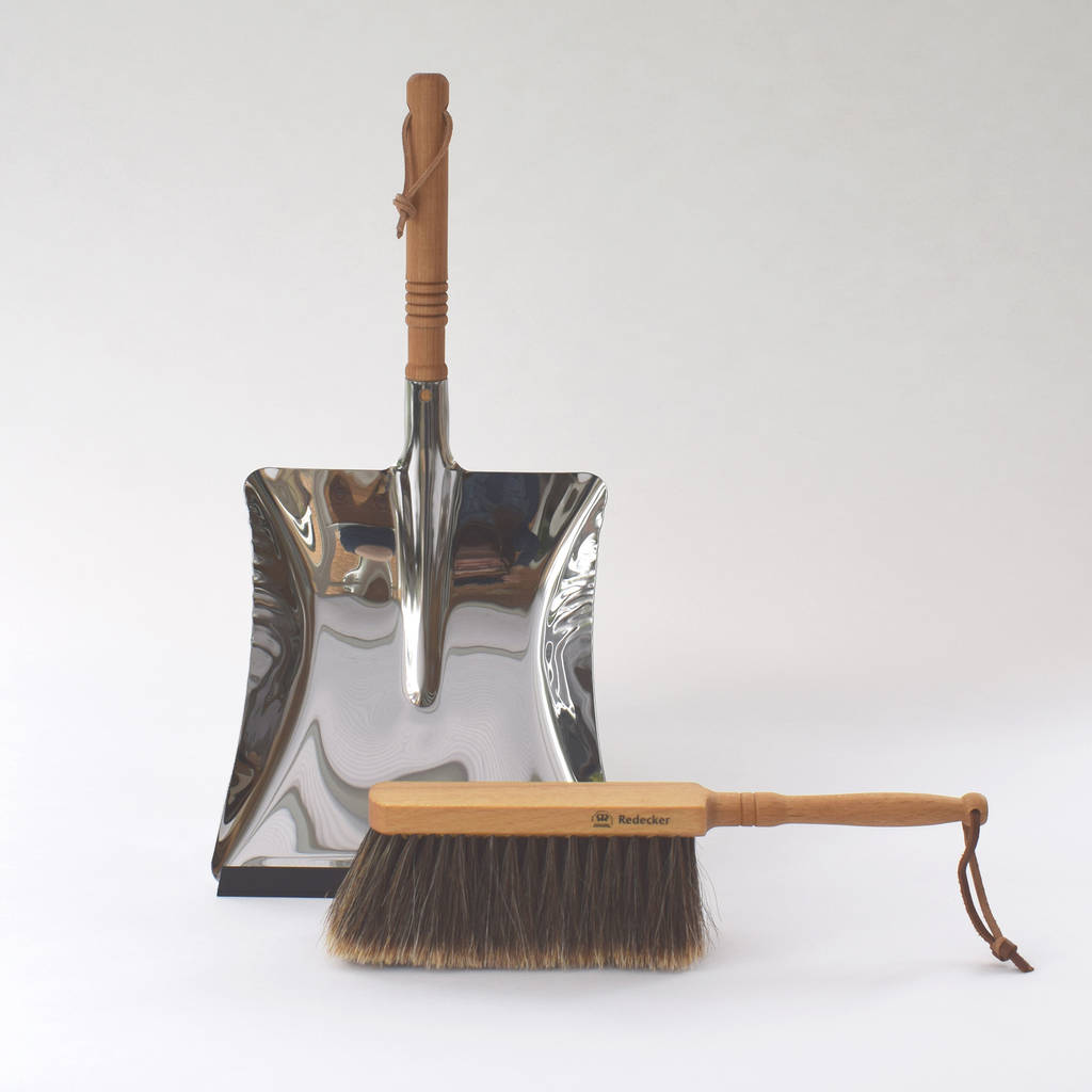 stainless steel dustpan and brush by housekeeping