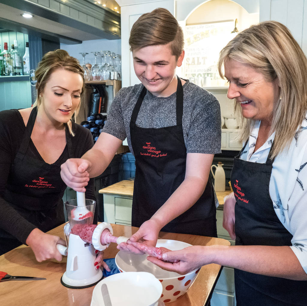 sausage making for two with overnight stay by designa sausage & spicely