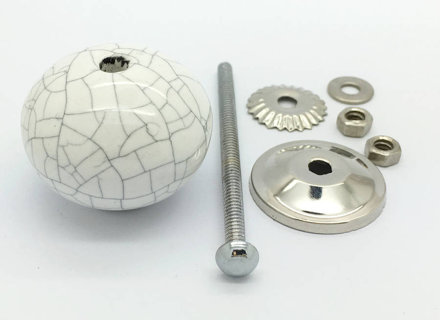 white round crackle cupboard door knob drawer handle by g decor