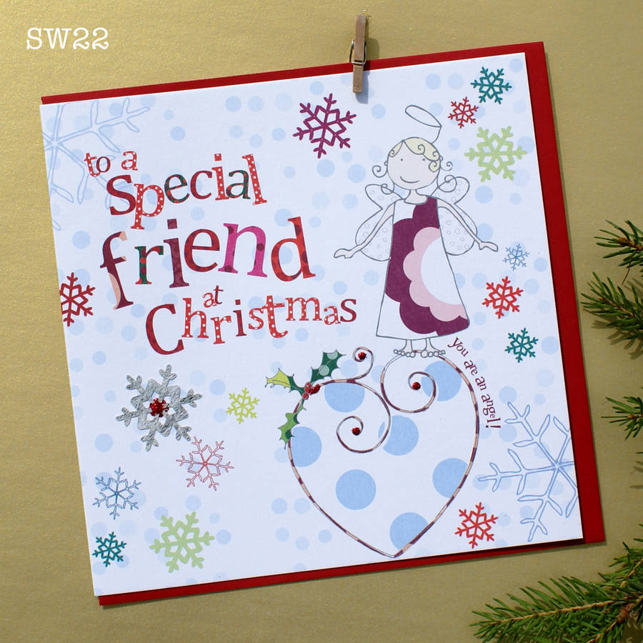 christmas card for a special friend or friends by molly mae