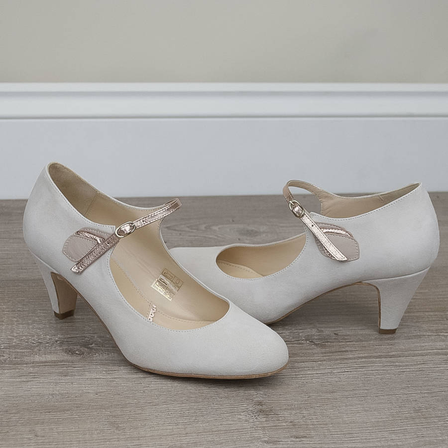 ivory mary jane wedding shoes