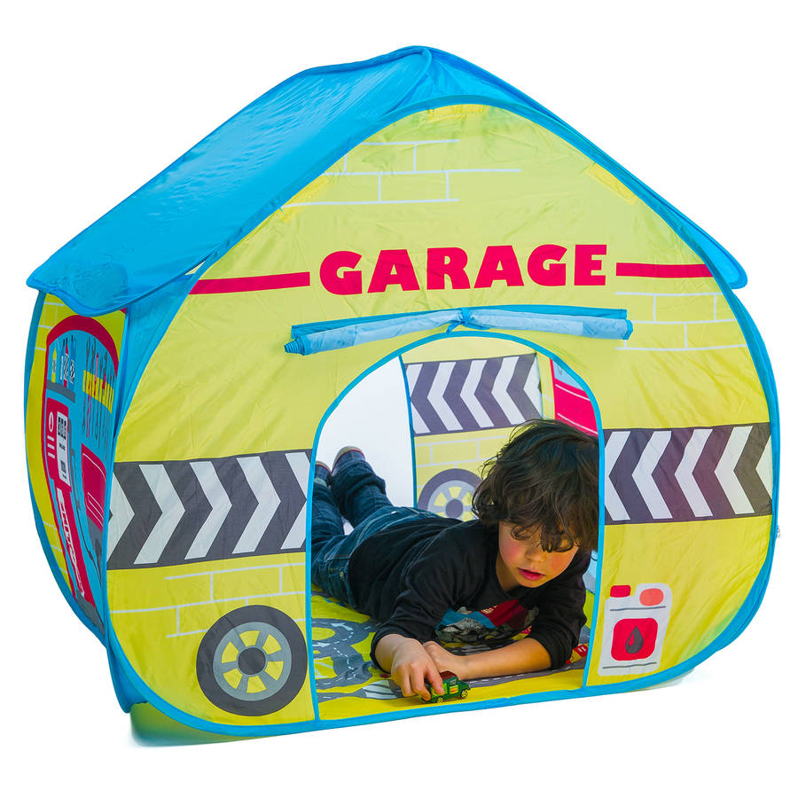 garage pop up tent with floorprint by little ella james