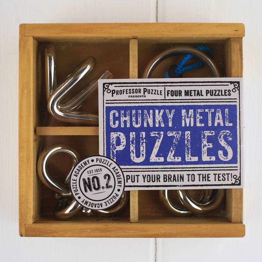 chunky metal puzzles by nest